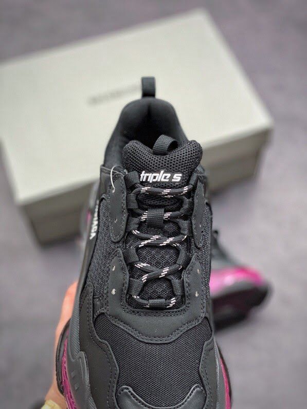 Balenciaga經典款男女鞋 巴黎世家頂級版本Triple S 3.0 巴黎世家三代全新配色復古休閒跑鞋 Balenciaga情侶款老爹鞋  hdbl1045
